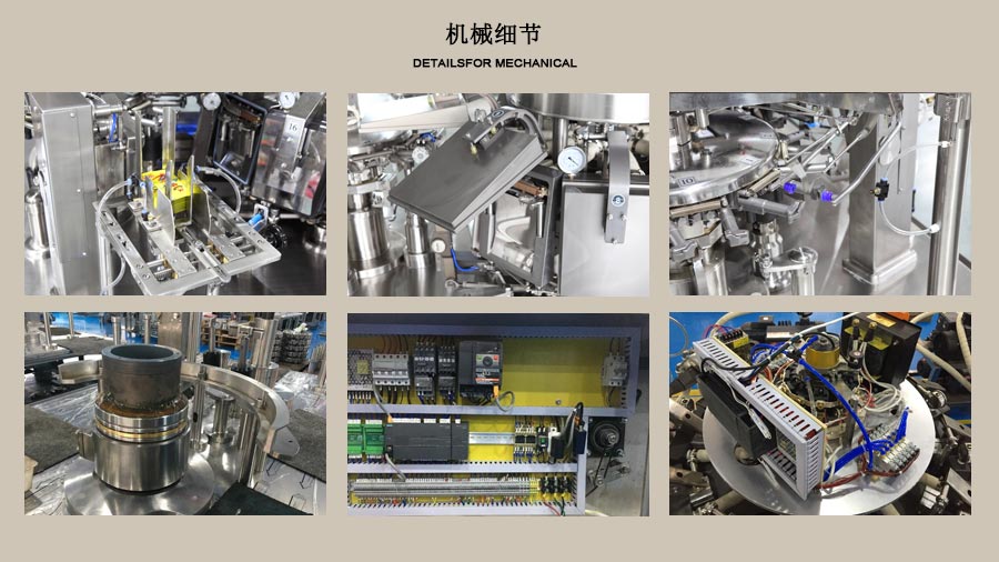 RL-GD10-ZK12-160 土豆牛肉料理包真空包裝機(jī)局部圖片